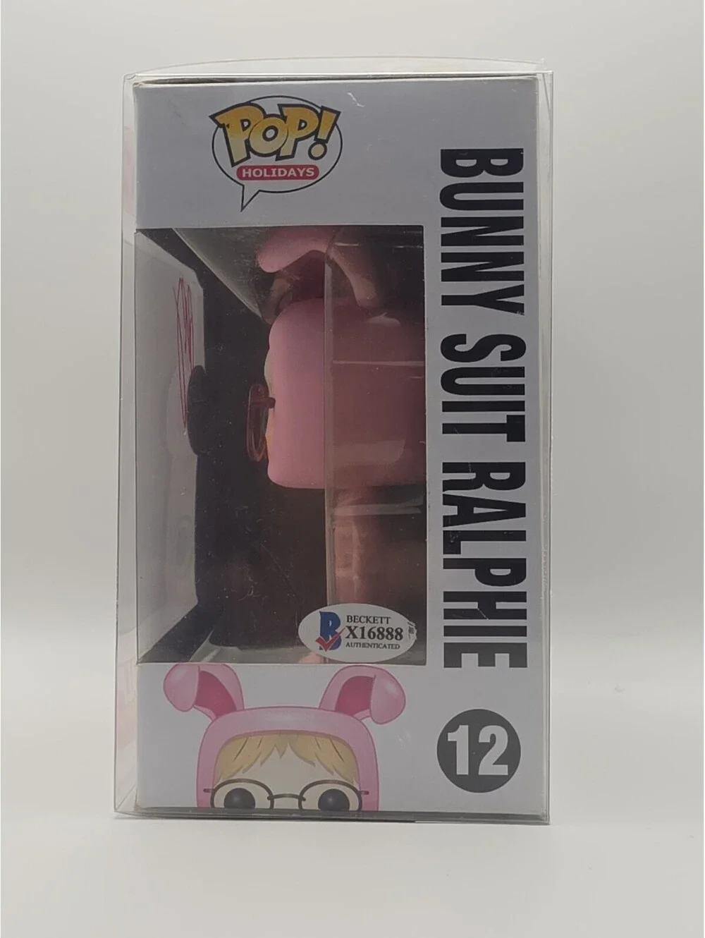 Peter Billingsley Signed Bunny Suit Ralphie Funko Christmas Story Beckett COA